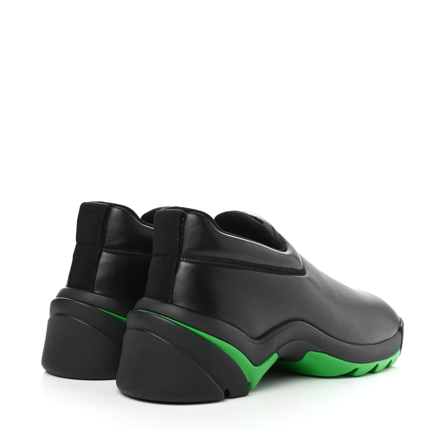 Nappa Mens Flash Slip On Sneakers 42 Black Grass