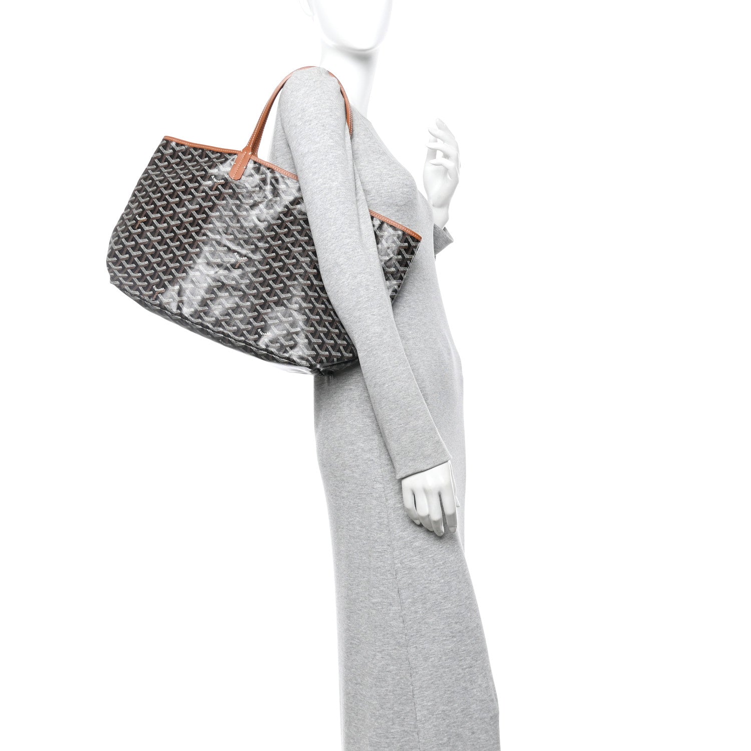 Goyard Goyardine Saint Louis PM Black Gold 2 of 9