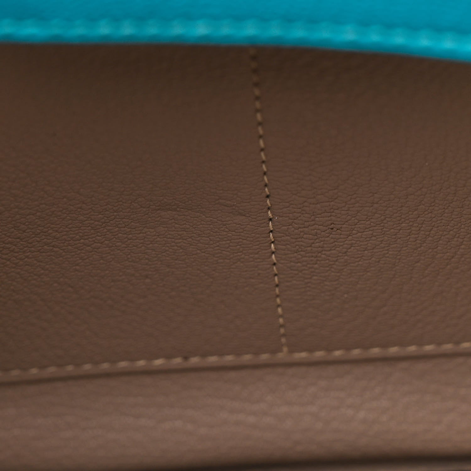 Hermes Chevre Horseshoe Birkin 30 Parme Bleu Azteque Etoupe 13 of 14