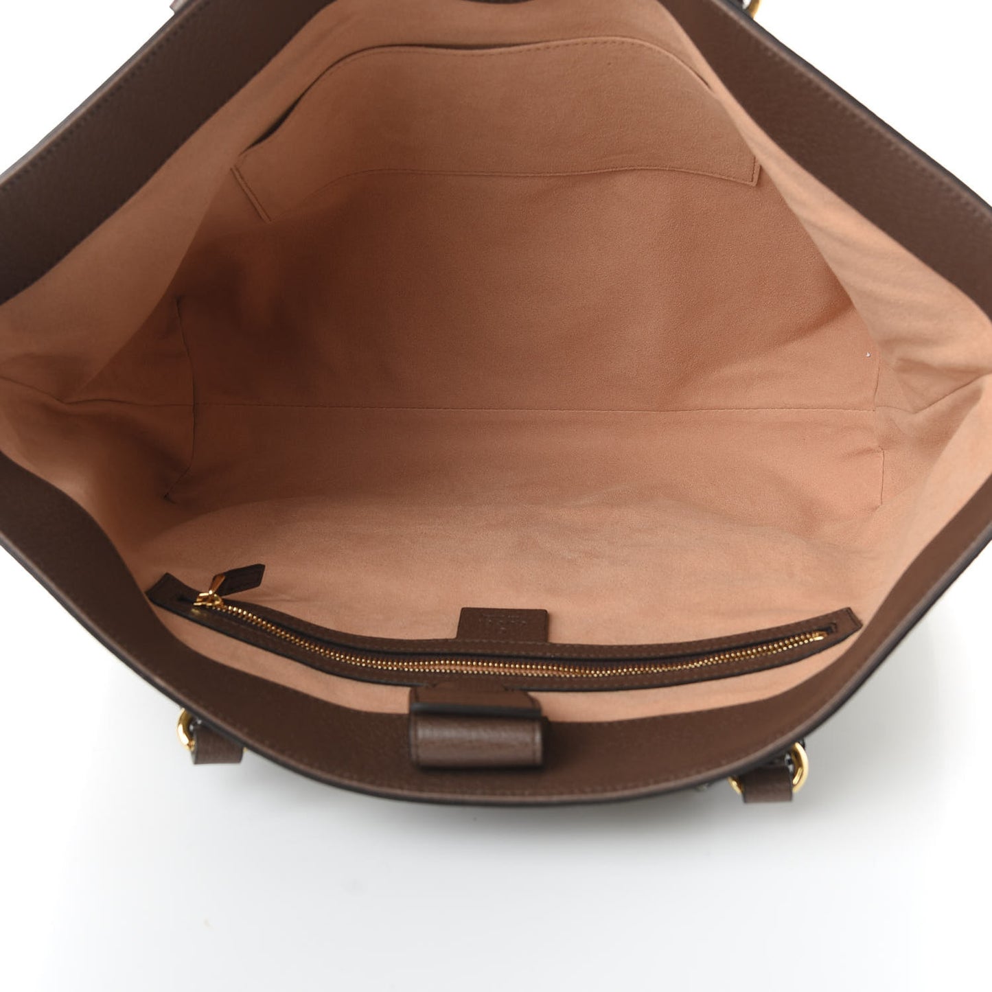 GG Supreme Monogram Medium Ophidia Shopping Tote Brown