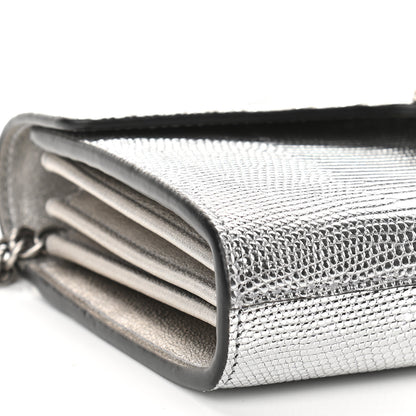 Gucci Lizard Mini Dionysus Chain Wallet Silver 8 of 9