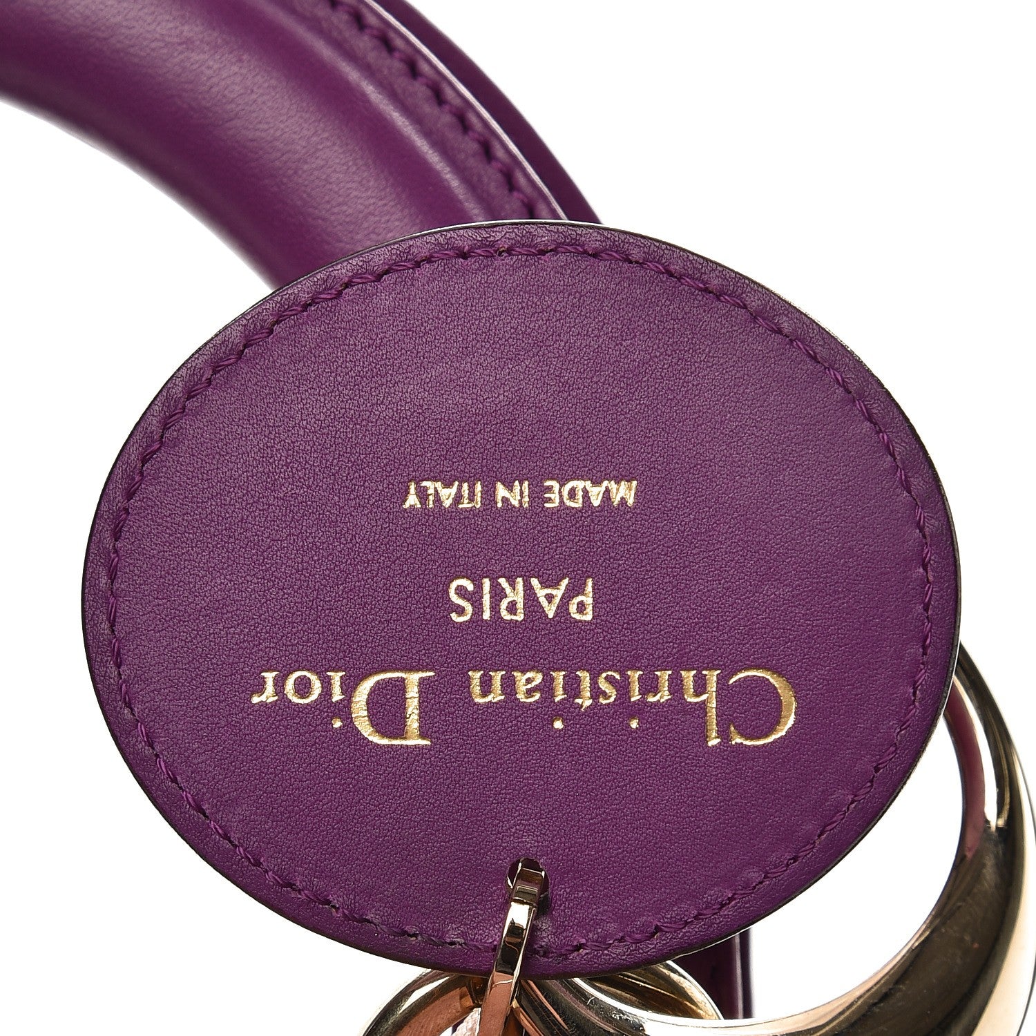 Christian Dior Calfskin Large Diorissimo Bag Purple 13 of 19