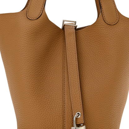 Hermes Taurillon Clemence Picotin Lock 18 PM Biscuit 7 of 10