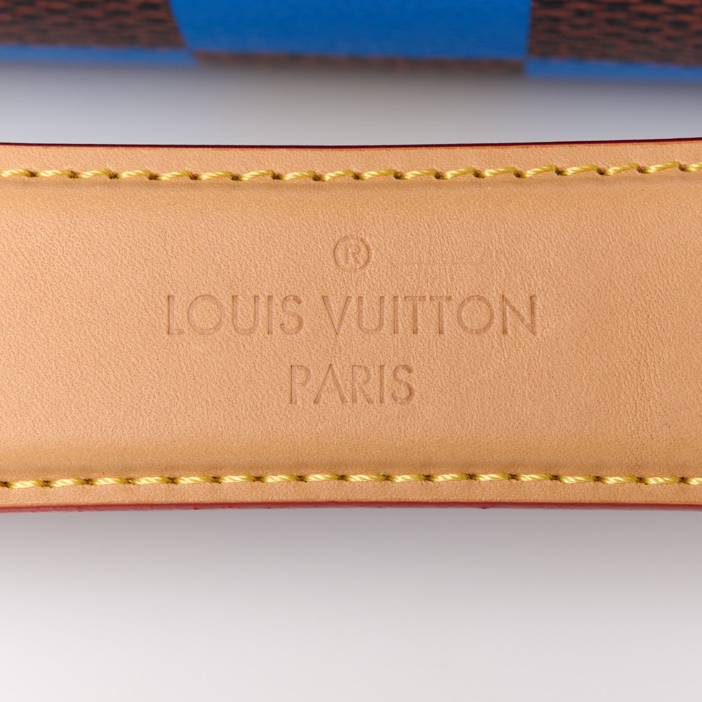 Damier Pop Soft Polochon PM Blue