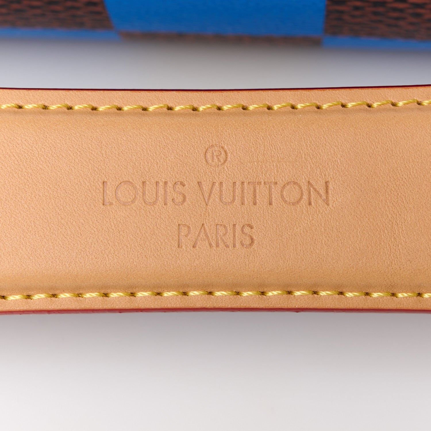 Louis Vuitton Damier Pop Soft Polochon PM Blue 7 of 12