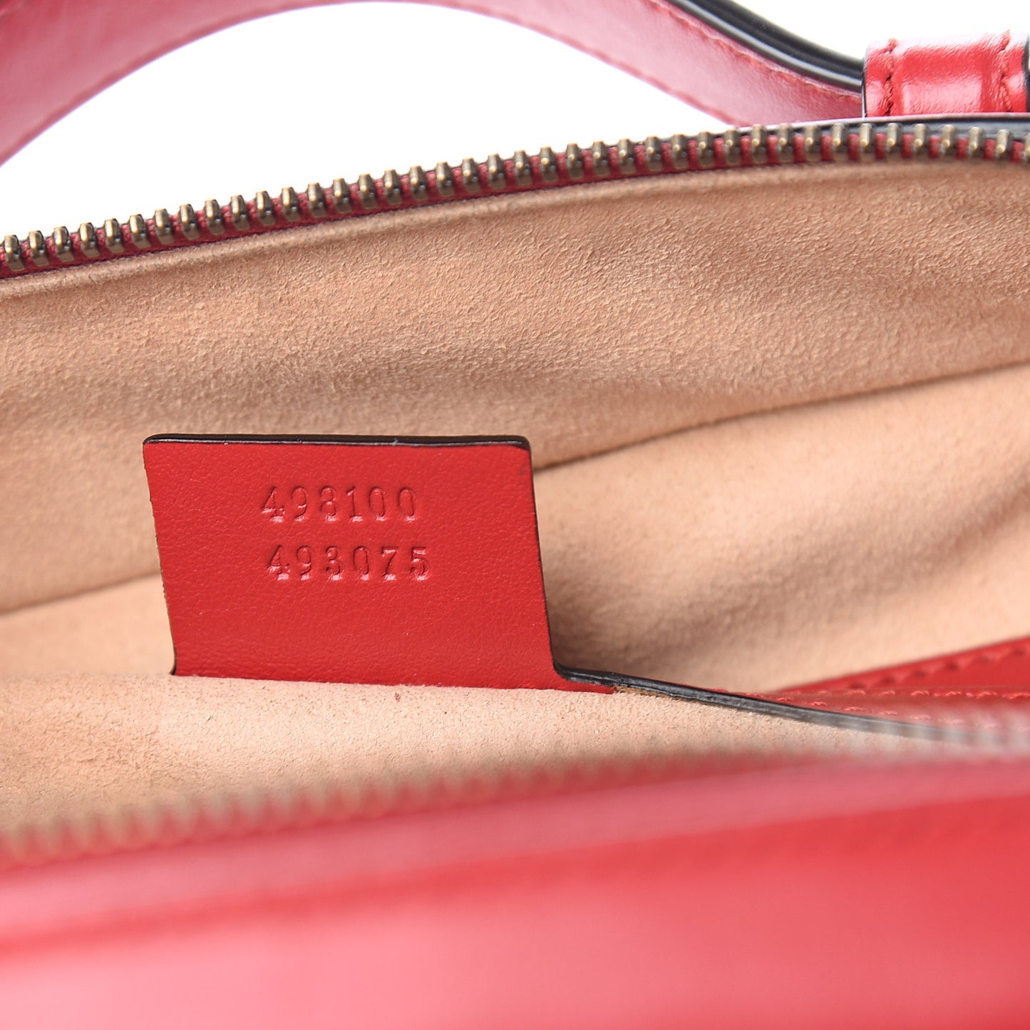 Calfskin Matelasse Sylvie Web Small GG Marmont Top Handle Shoulder Bag Hibiscus Red
