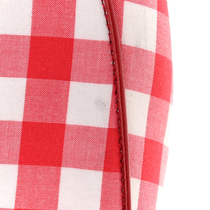 Gucci Cotton Gingham Womens Princetown Slippers 36 White Red 10 of 12
