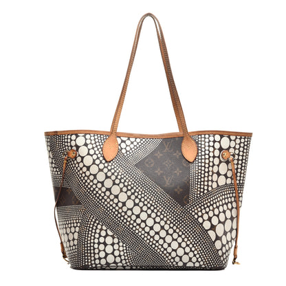 Louis Vuitton Monogram Kusama Waves Neverfull MM White 1 of 9