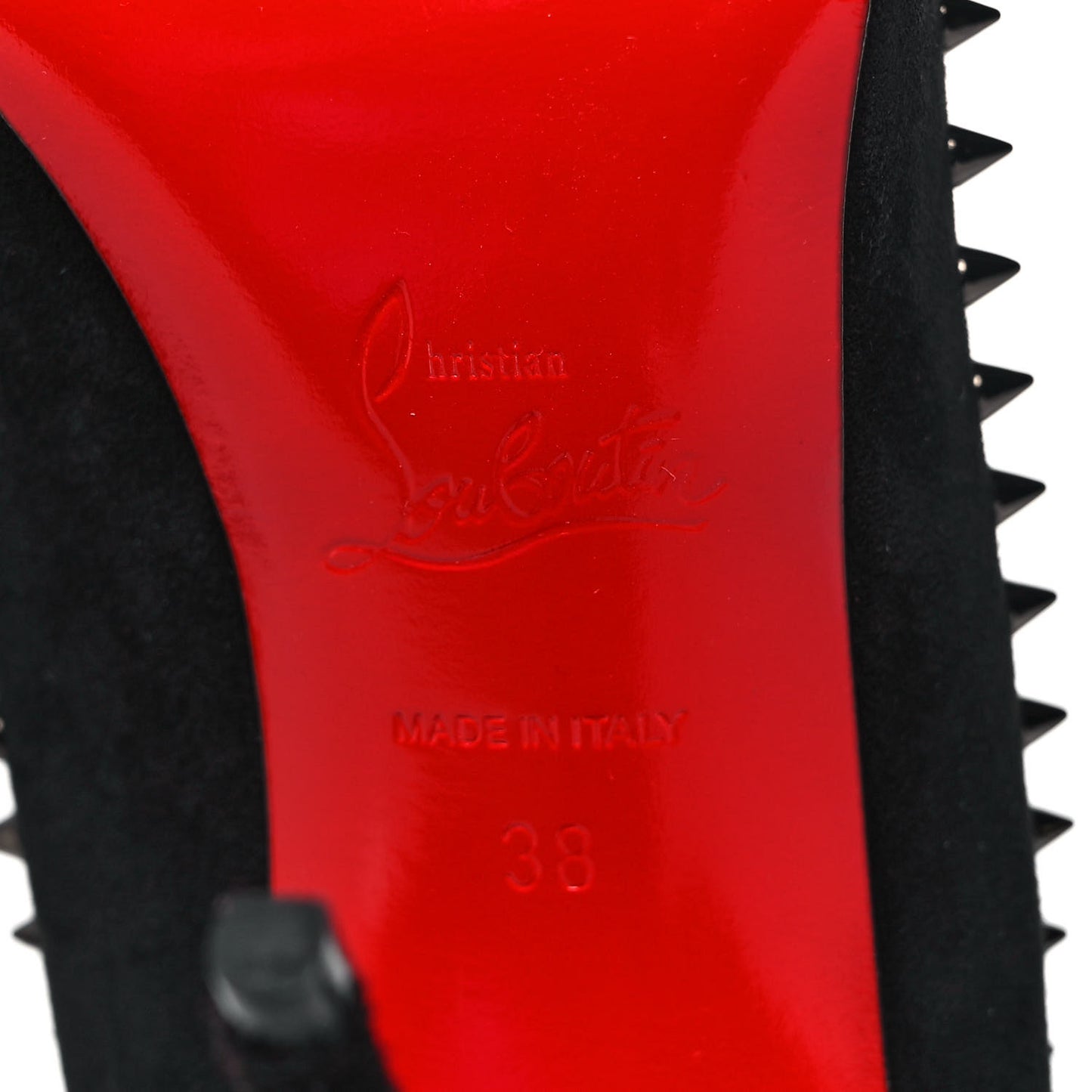 Veau Velours Anjalina 100 Pumps 38 Black Gun