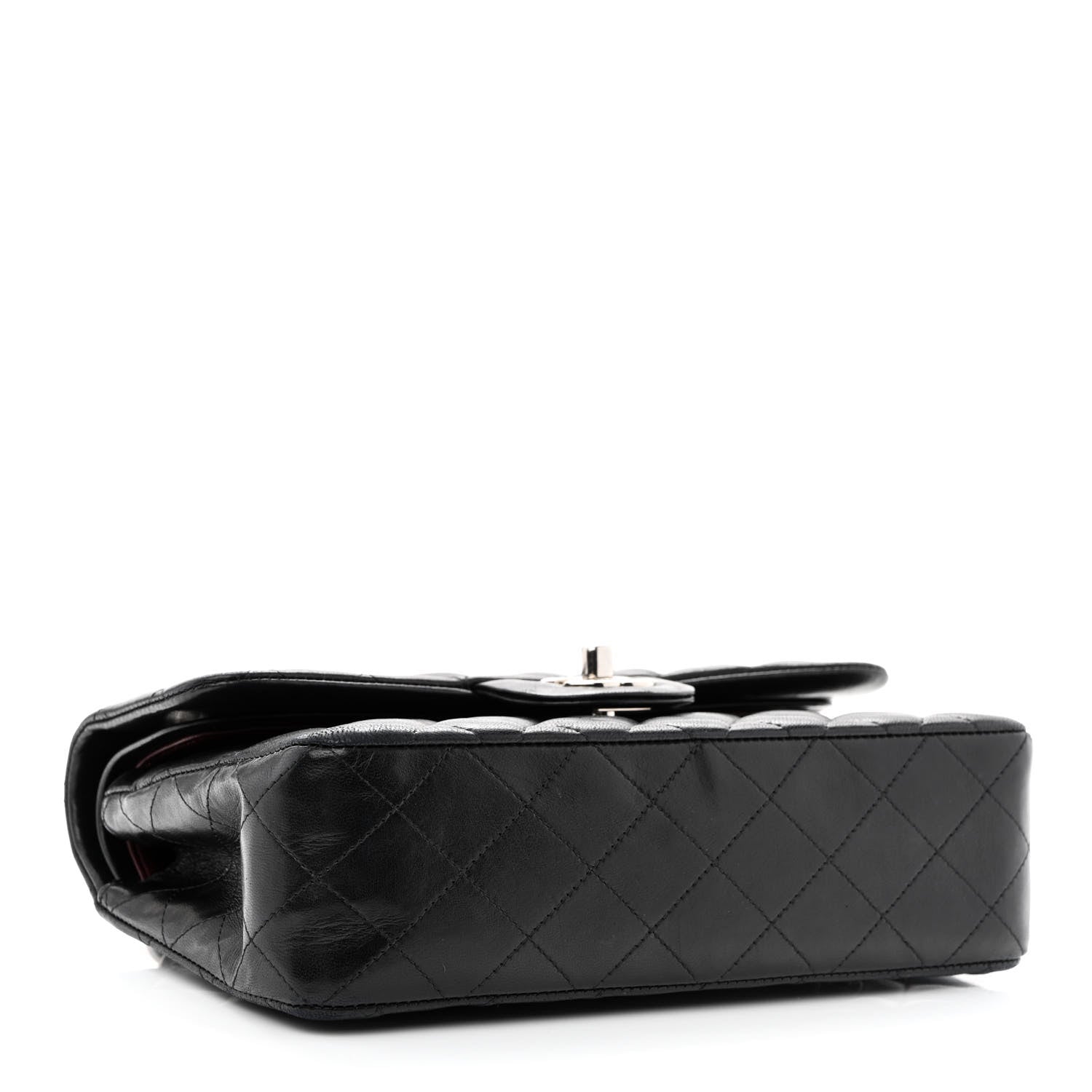 Chanel Lambskin Quilted Small Double Flap Black 3 of 14