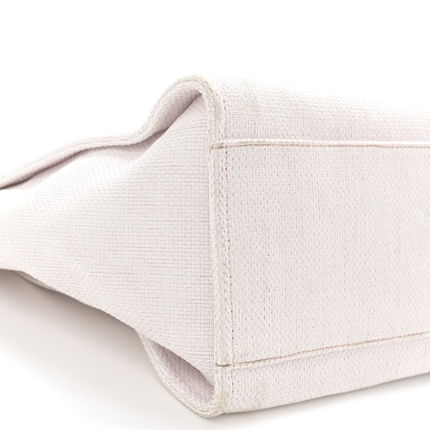Woven Straw Raffia Medium Deauville Tote Pink