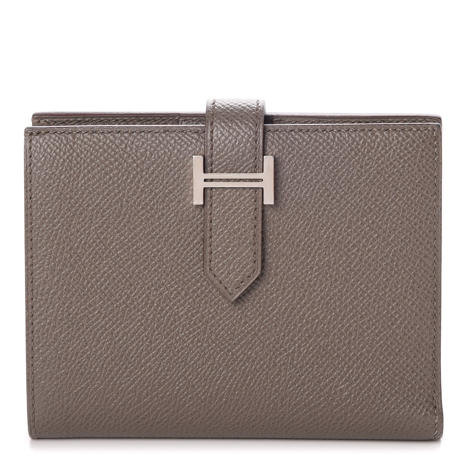 Hermes Epsom Bearn Compact Wallet Etain 1 of 8