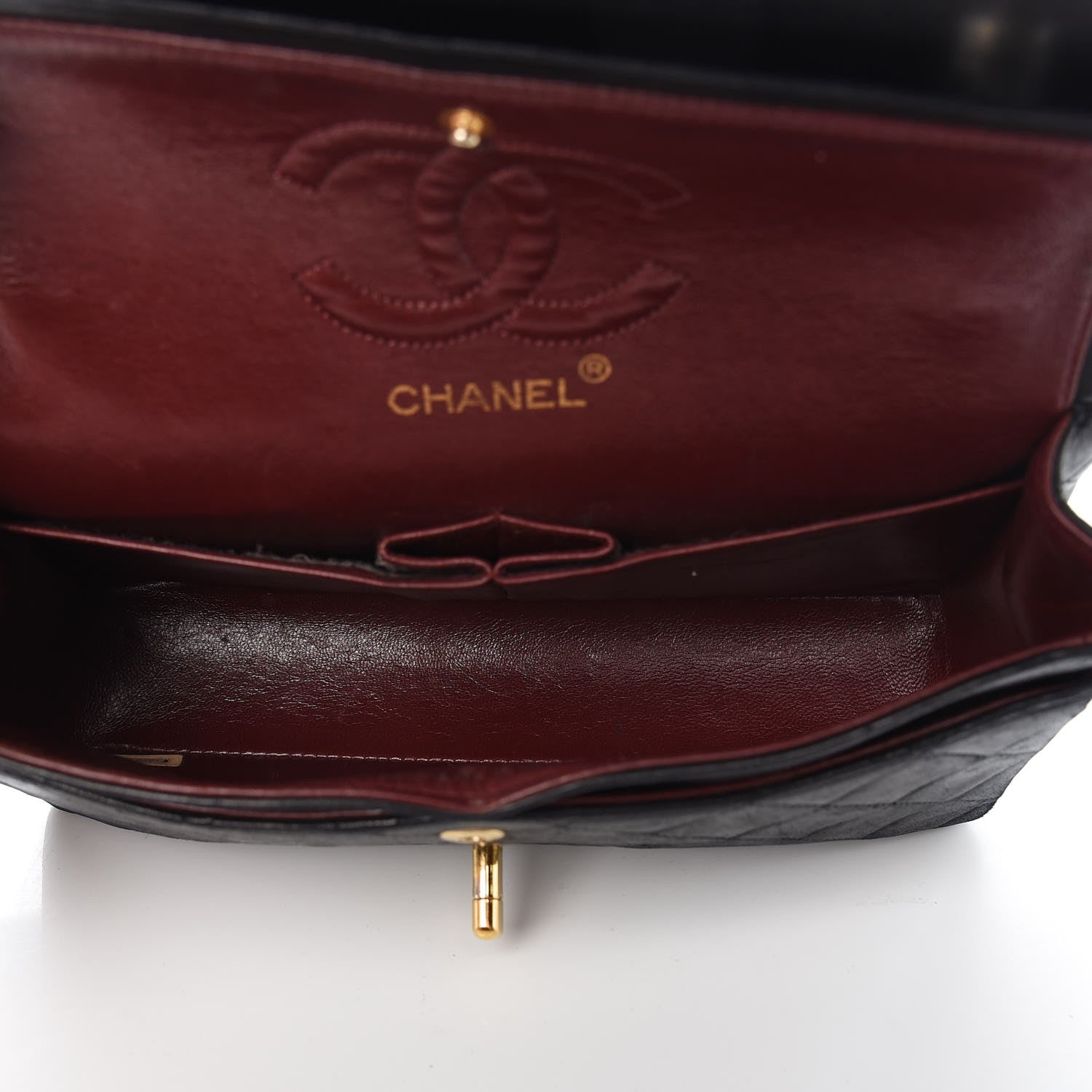Chanel Lambskin Quilted Small Double Flap Black 6 of 19