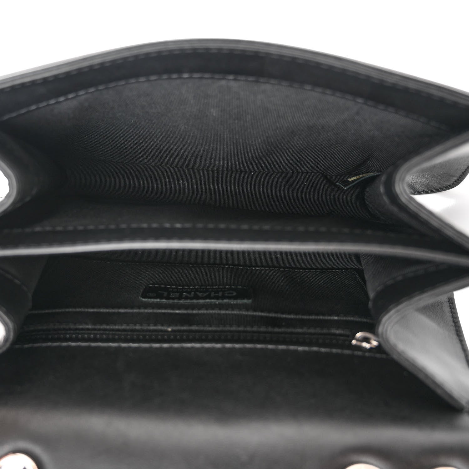 Chanel Calfskin Braided Small Chic Flap Black 5 of 10