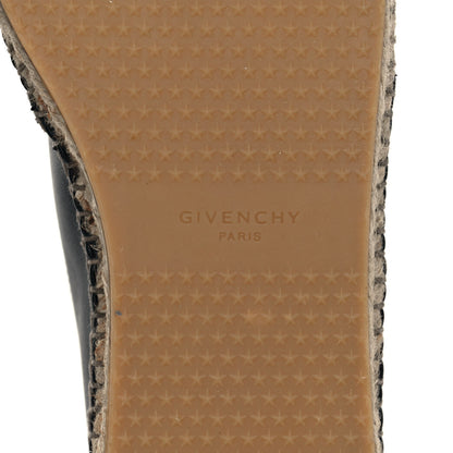 Givenchy Lambskin Logo Espadrilles 41 Black 6 of 11