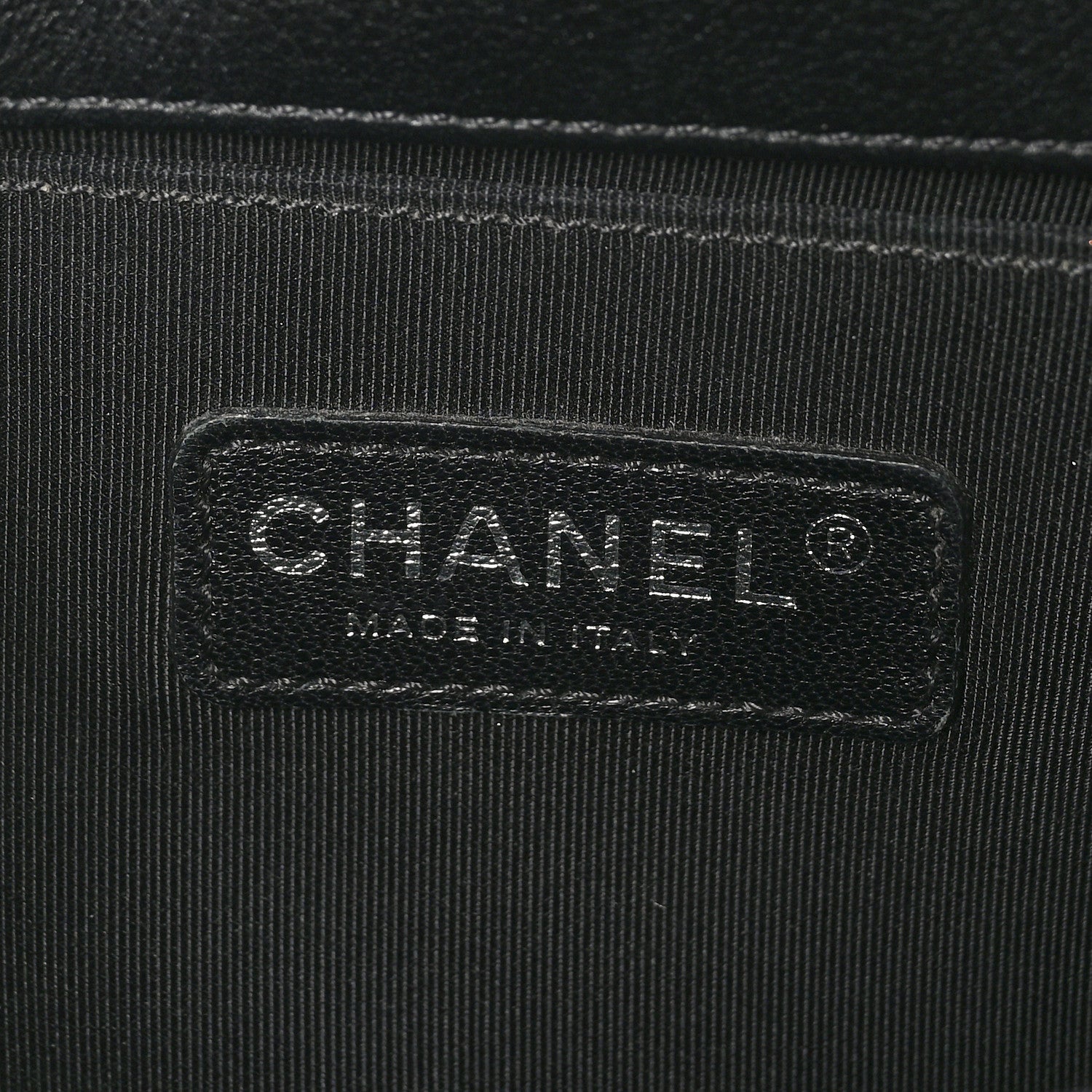 Chanel Patent Calfskin Quilted Medium Plexiglass Boy Flap Black 6 of 10