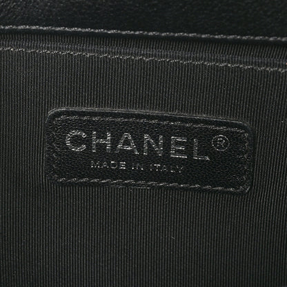 Chanel Patent Calfskin Quilted Medium Plexiglass Boy Flap Black 6 of 10