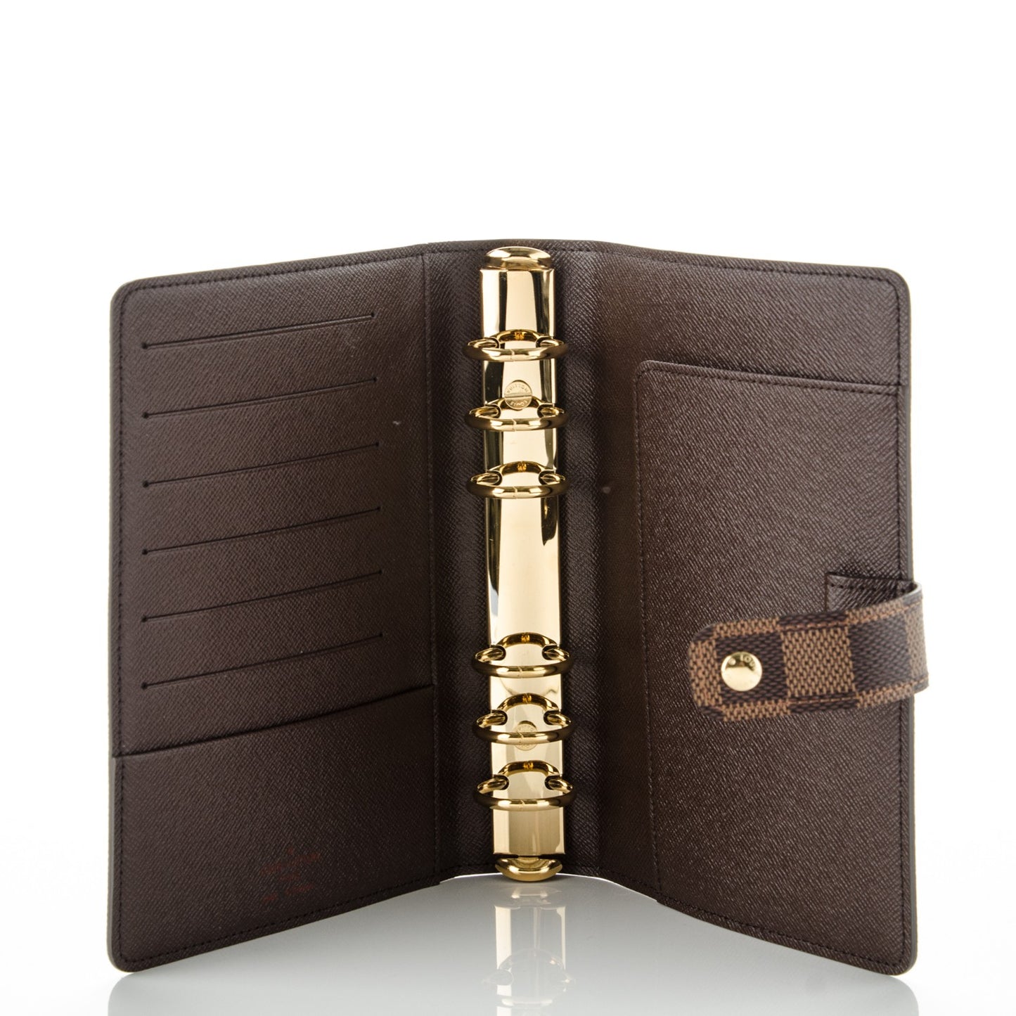Damier Ebene Medium Ring Agenda Cover