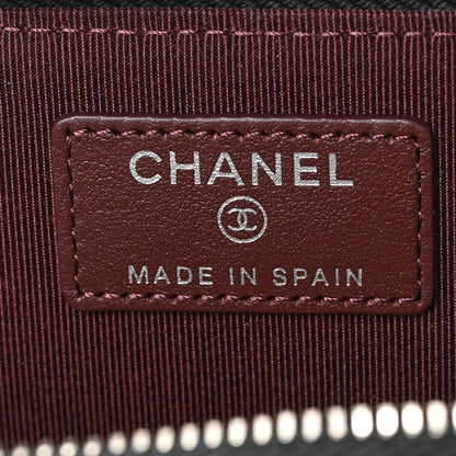 Chanel Caviar Quilted Zipped Key Holder Case Black 6 of 6