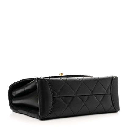 Chanel Lambskin Quilted Mini Trendy Spirit Top Handle Flap Black 4 of 11