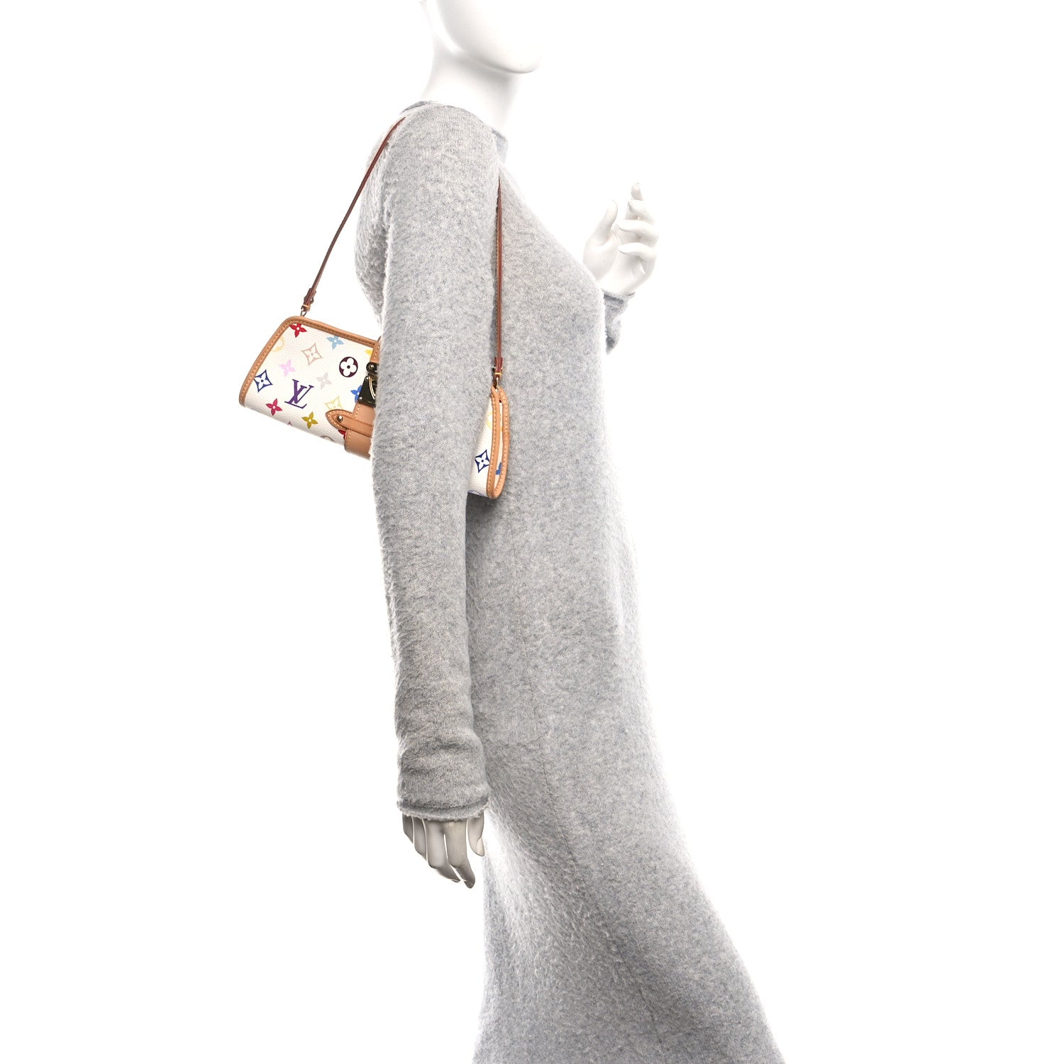 Louis Vuitton Monogram Multicolor Shirley White 2 of 10