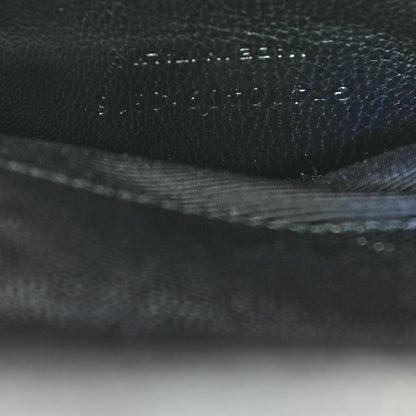 Saint Laurent Grain De Poudre Classic Monogram Kate Clutch Black 9 of 13