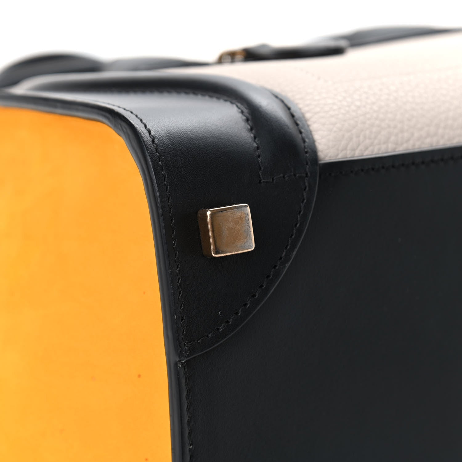 Celine Baby Grained Calfskin Nubuck Micro Tri-Color Luggage Desert 7 of 12