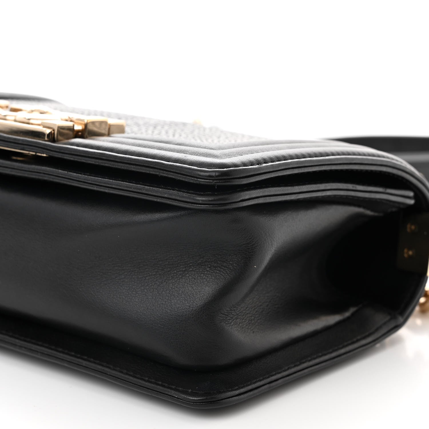 Chanel Galuchat Stingray Small Boy Flap Black Silver 10 of 10