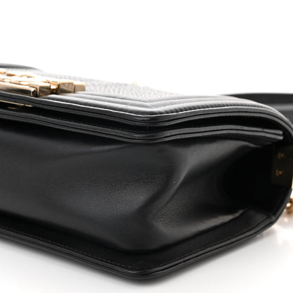 Chanel Galuchat Stingray Small Boy Flap Black Silver 10 of 10