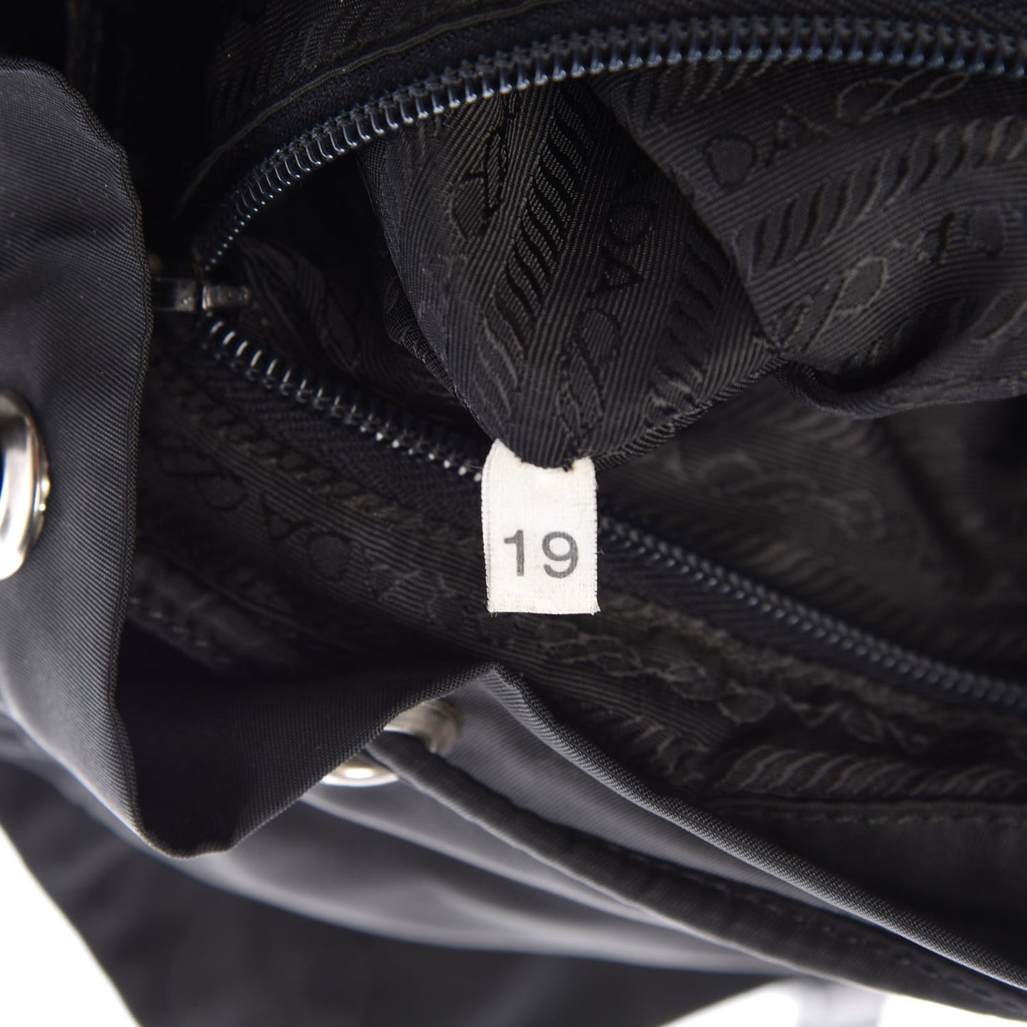 Nylon Vela Medium Backpack Black
