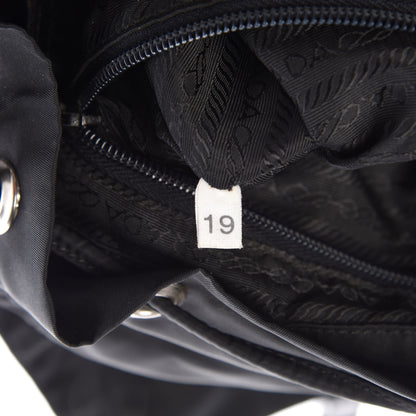 Prada Nylon Vela Medium Backpack Black 7 of 10