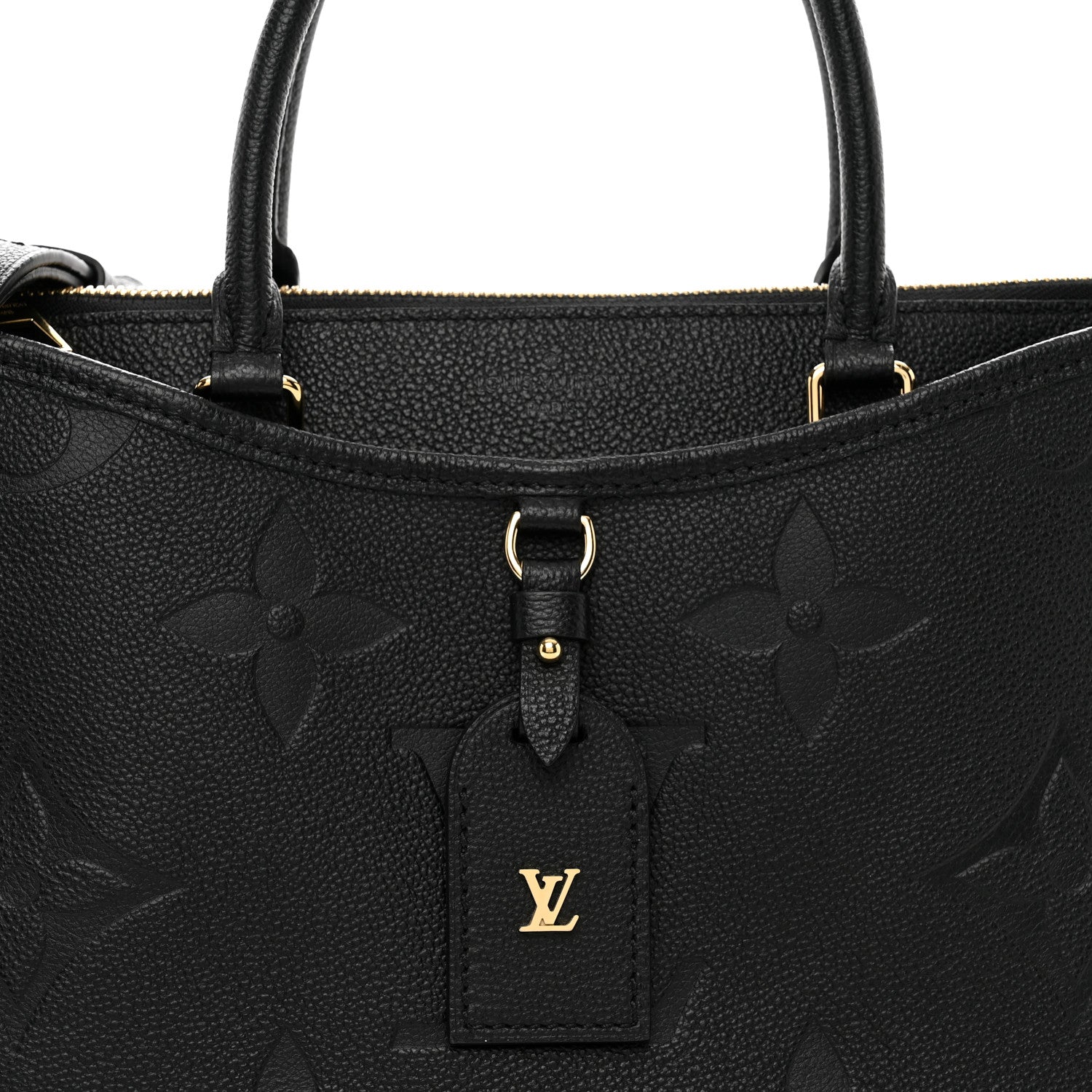 Louis Vuitton Empreinte Monogram Giant Trianon MM Black 5 of 9