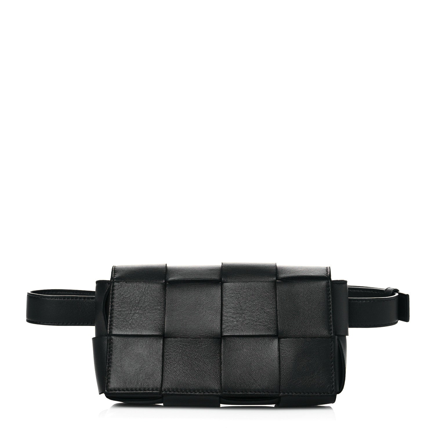 Bottega Veneta Nappa Maxi Intreccio The Belt Cassette Bag Black 1 of 10