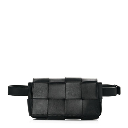 Bottega Veneta Nappa Maxi Intreccio The Belt Cassette Bag Black 1 of 10