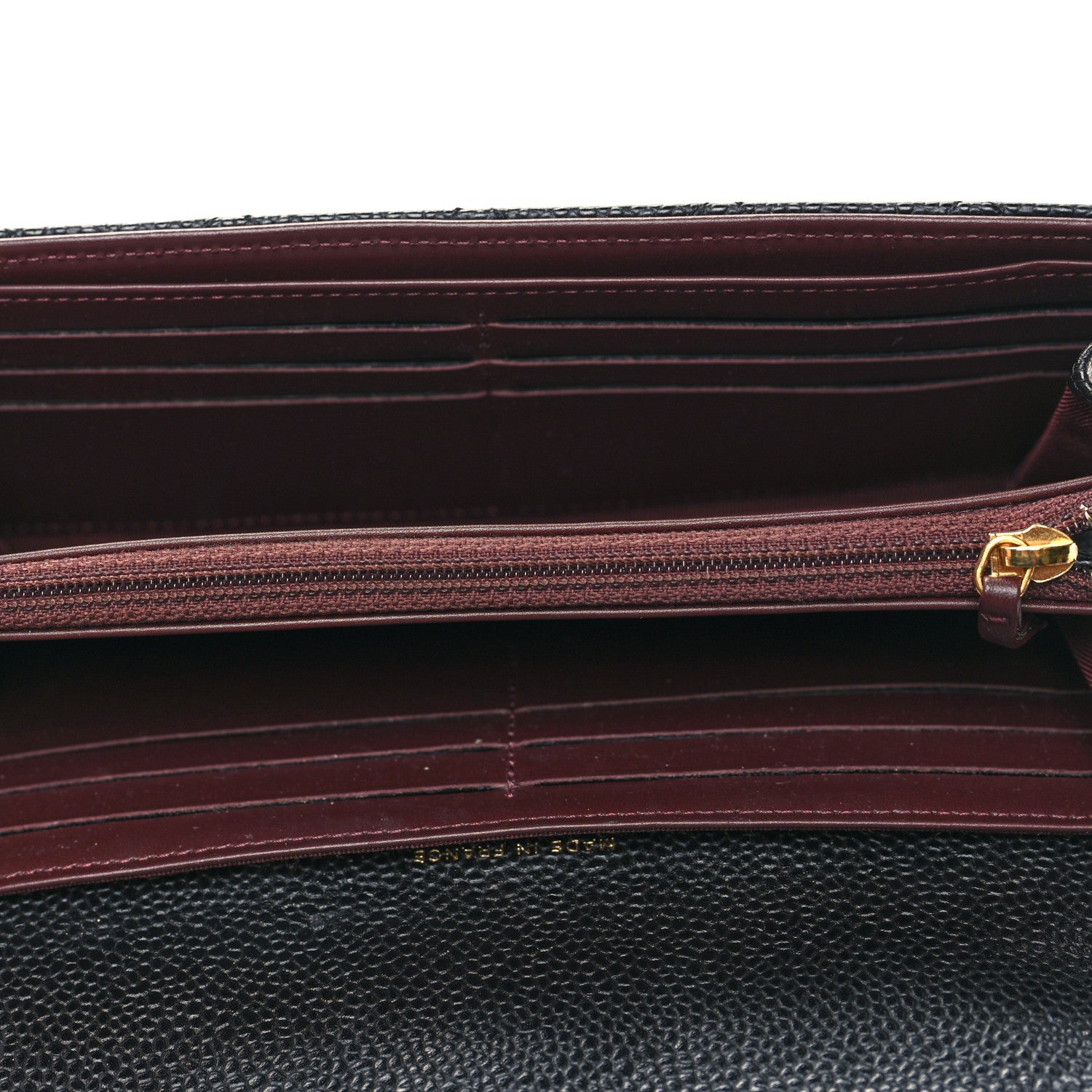 Chanel Caviar Quilted Long Flap Wallet Black 5 of 10