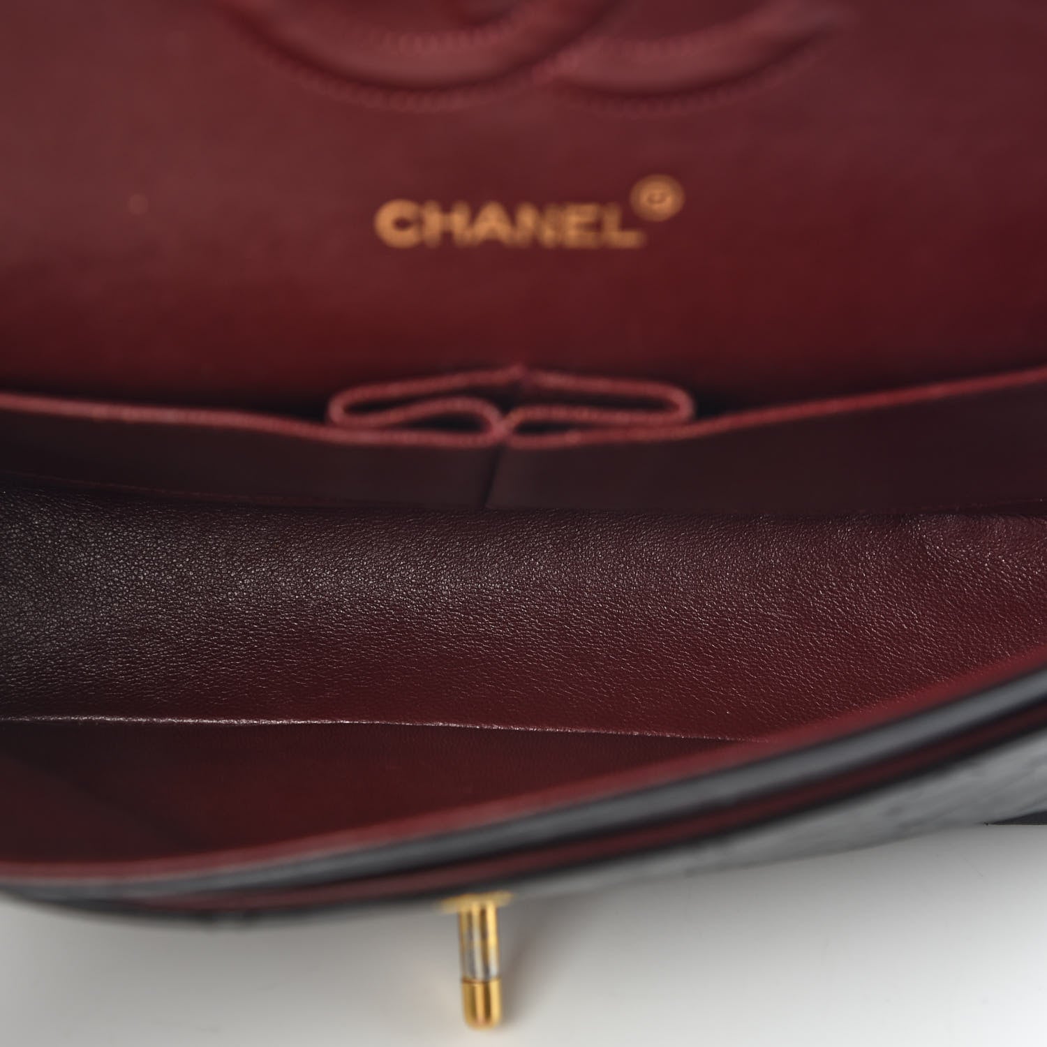 Chanel Lambskin Quilted Medium Double Flap Black 5 of 10