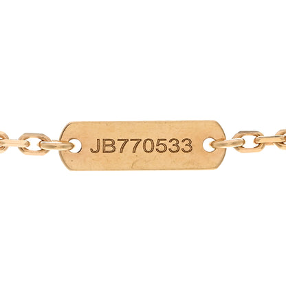 Van Cleef & Arpels 18K Yellow Gold Guilloche Vintage Alhambra Pendant Necklace 5 of 5