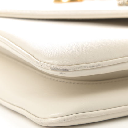 Gucci Vitello Palmellato Lux Crystal Medium Rajah Shoulder Bag Mystic White Multicolor 9 of 16
