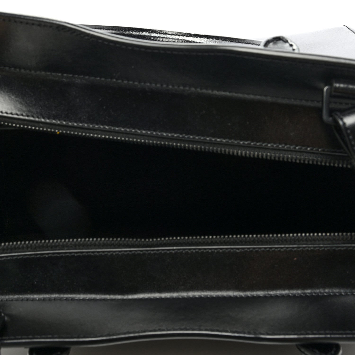 Saint Laurent Shiny Calfskin Medium Uptown Tote Black 5 of 8