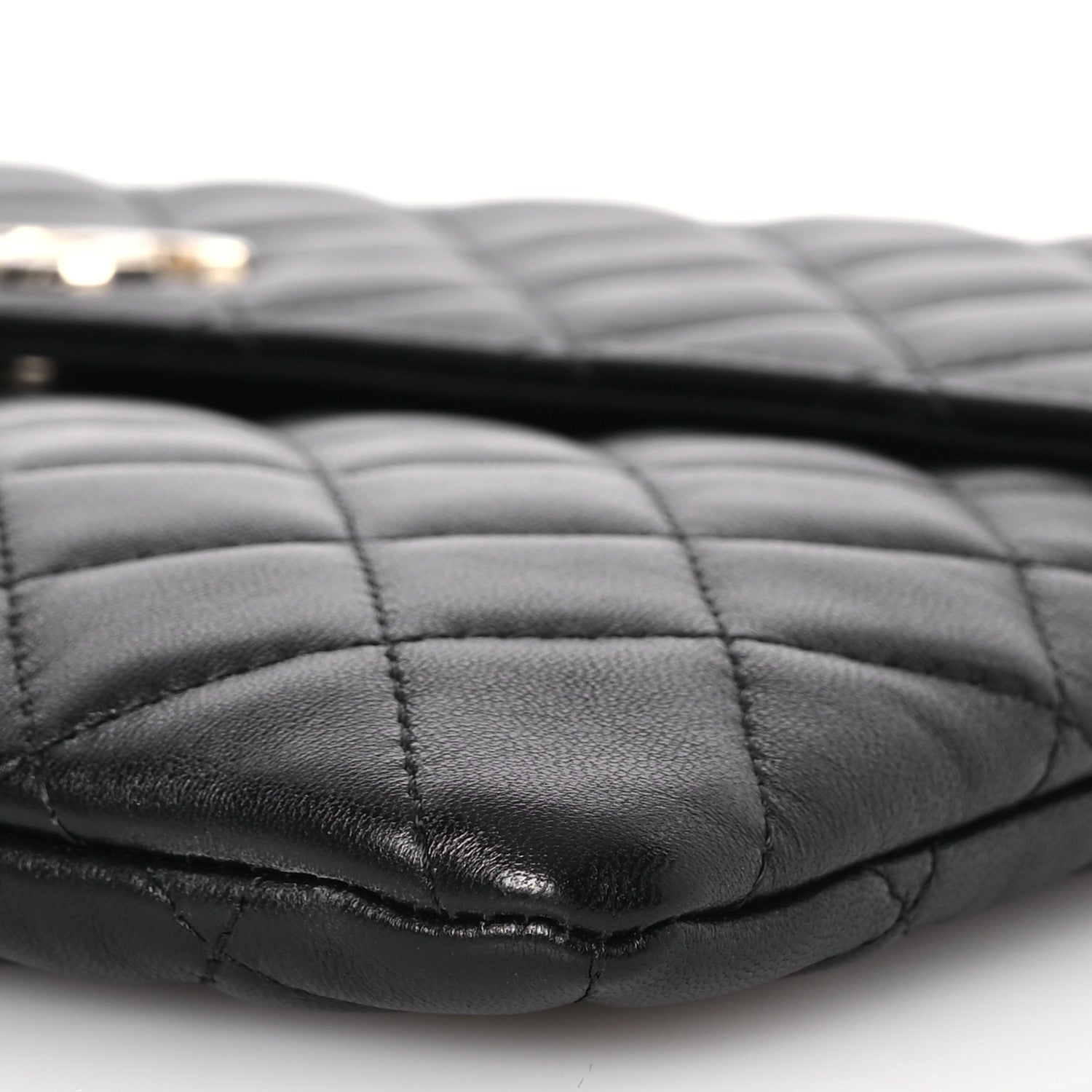 Chanel Quilted Flap Clutch Black 11 of 12