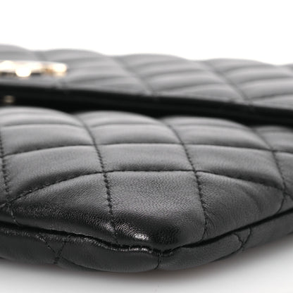 Chanel Quilted Flap Clutch Black 11 of 12