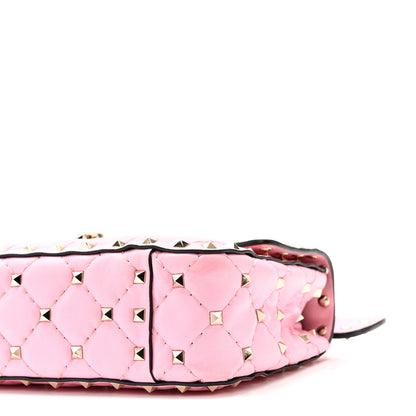 Valentino Garavani Nappa Small Rockstud Spike Shoulder Bag Giacinto 9 of 9