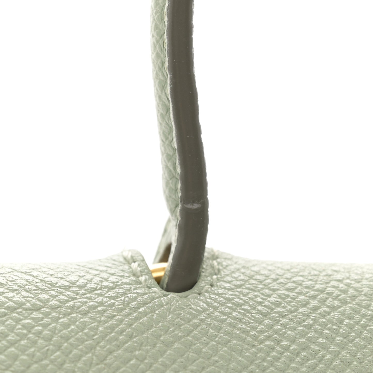Grained Calfskin Nano Belt Bag Jade