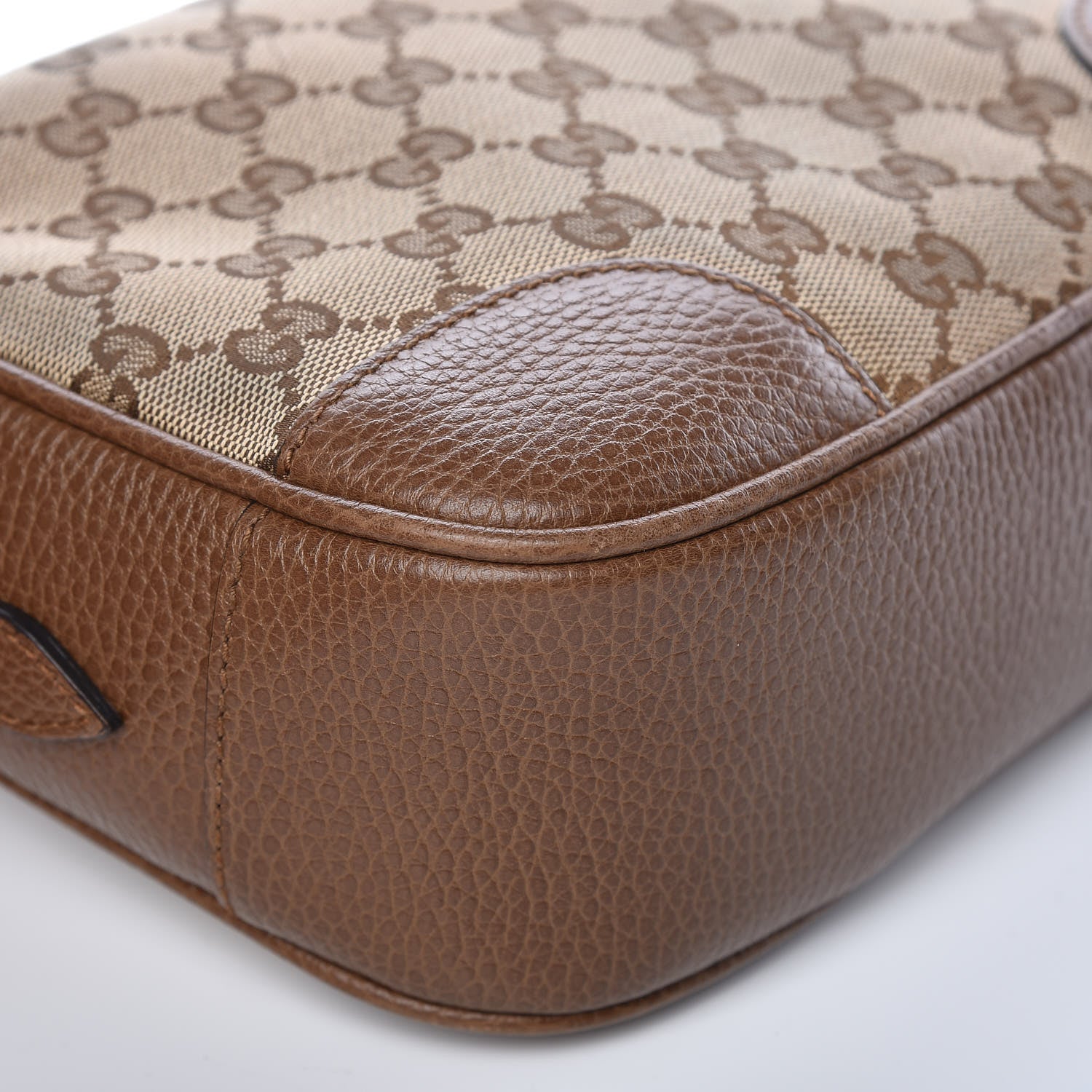 Gucci Monogram Mini Bree Messenger Bag Beige Tabacco 11 of 12