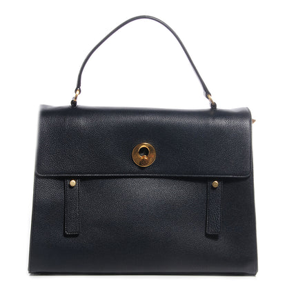 Saint Laurent Calfskin Large Muse Two Black 1 of 12
