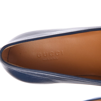 Gucci Malaga Kid Womens Jordaan Loafers 37 Blue Agata 5 of 9
