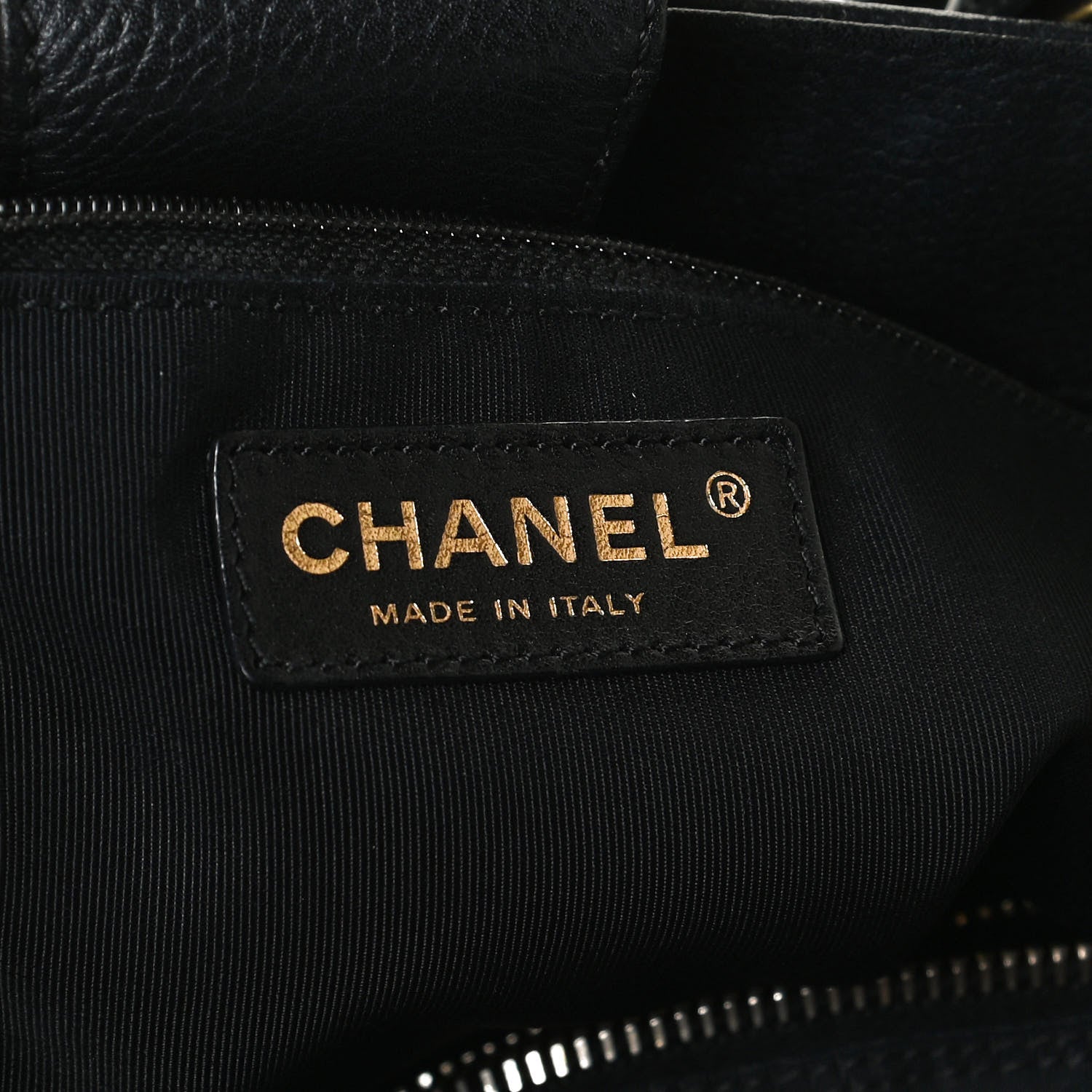 Chanel Caviar Cerf Executive Shopper Tote Black 6 of 11