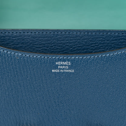 Hermes Chevre Mysore Verso Constance 18 Bleu De Prusse Vert Verone 6 of 11
