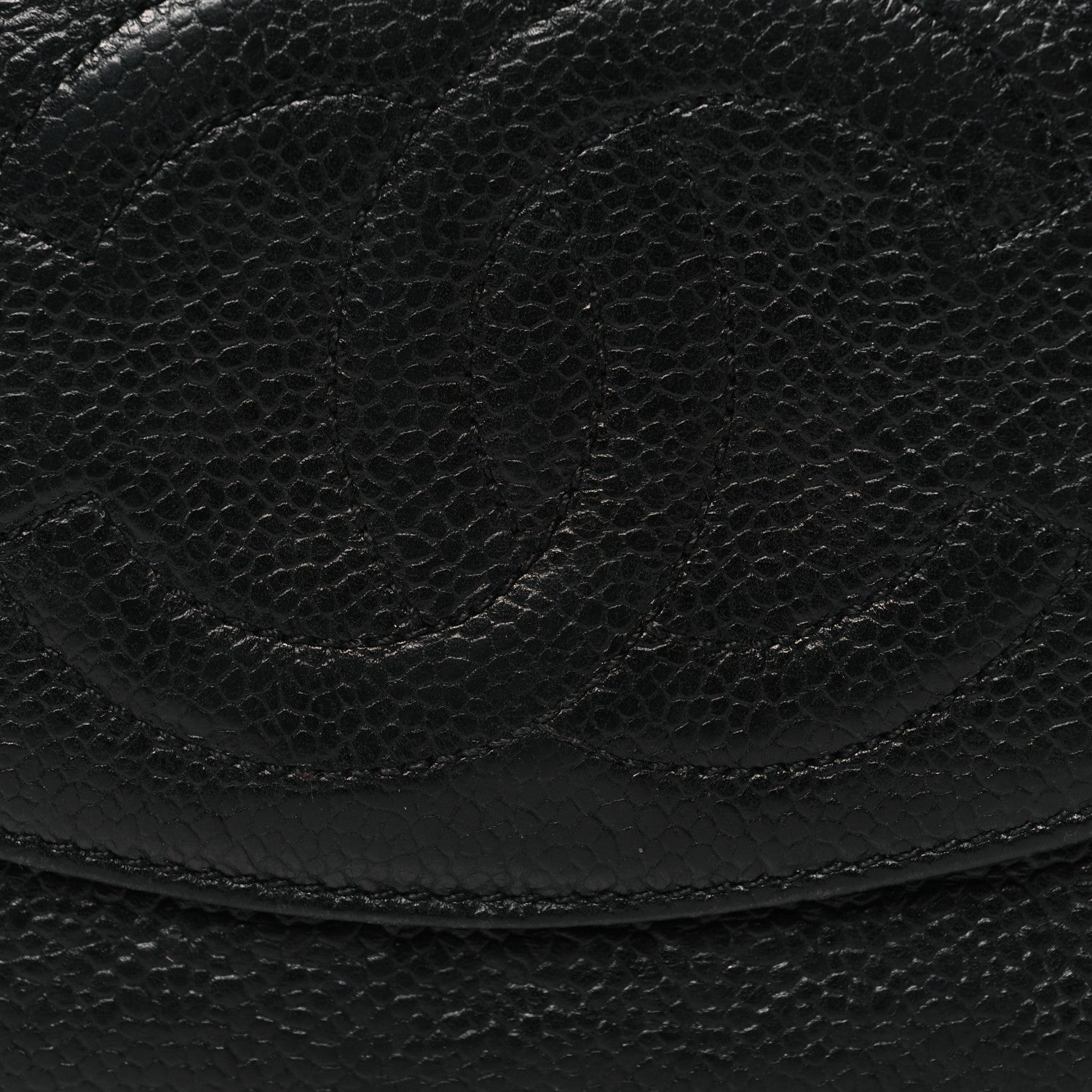 Chanel Caviar Timeless CC Compact French Wallet Black 10 of 13