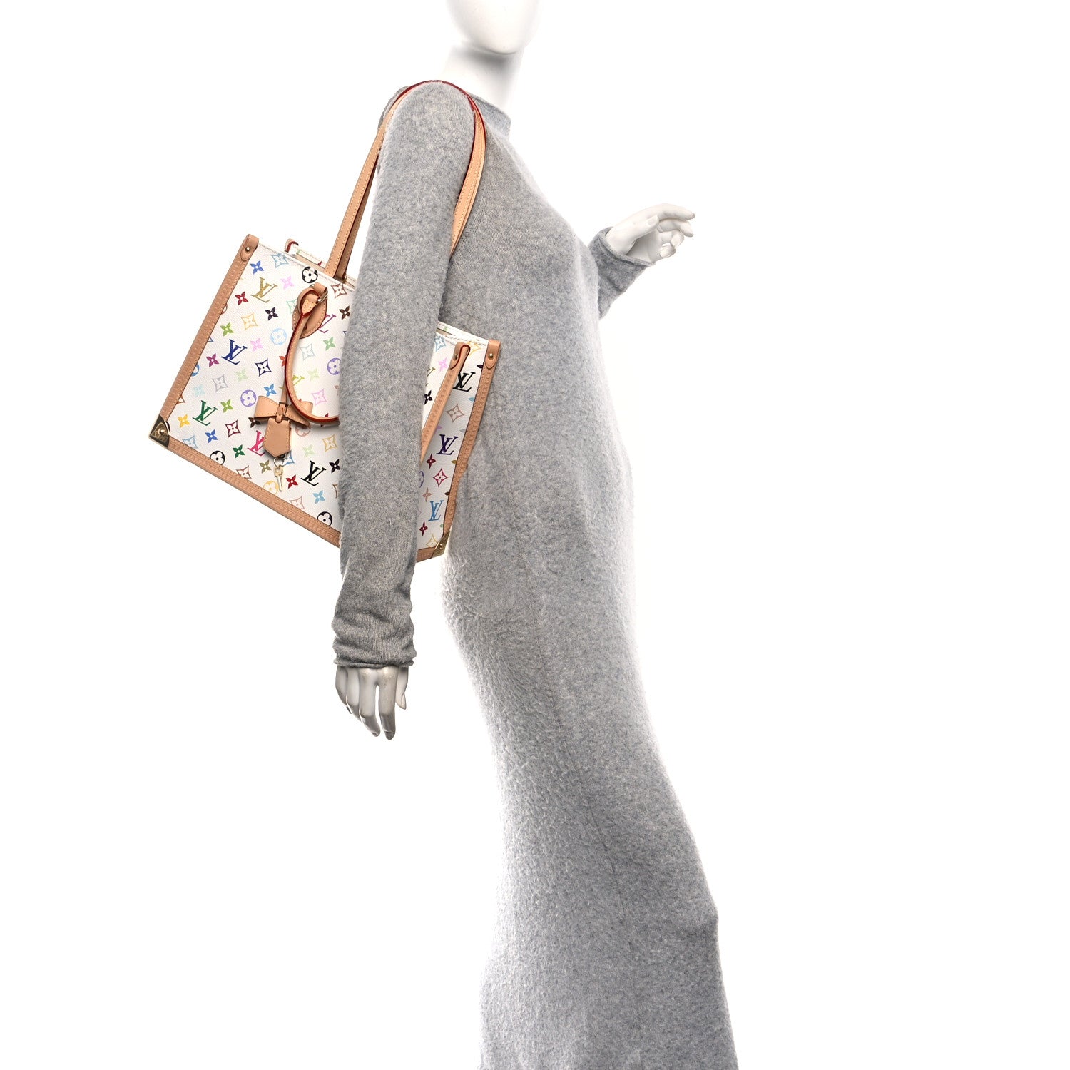 Louis Vuitton LV X TM Monogram Multicolor Onthego MM White 2 of 9